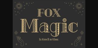 Fox Magic Font Poster 1