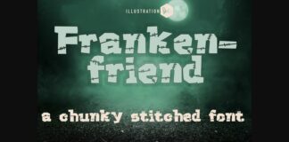 Frankenfriend Font Poster 1