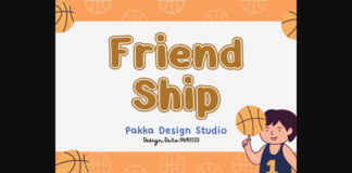 Friendship Font Poster 1