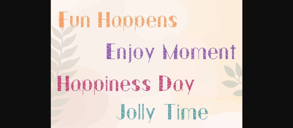 Fun Happens Font Poster 8