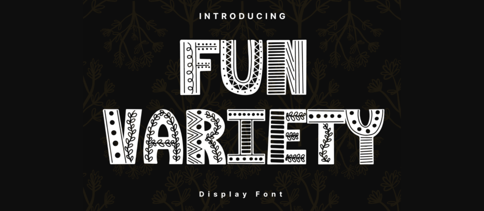 Fun Variety Font Poster 1