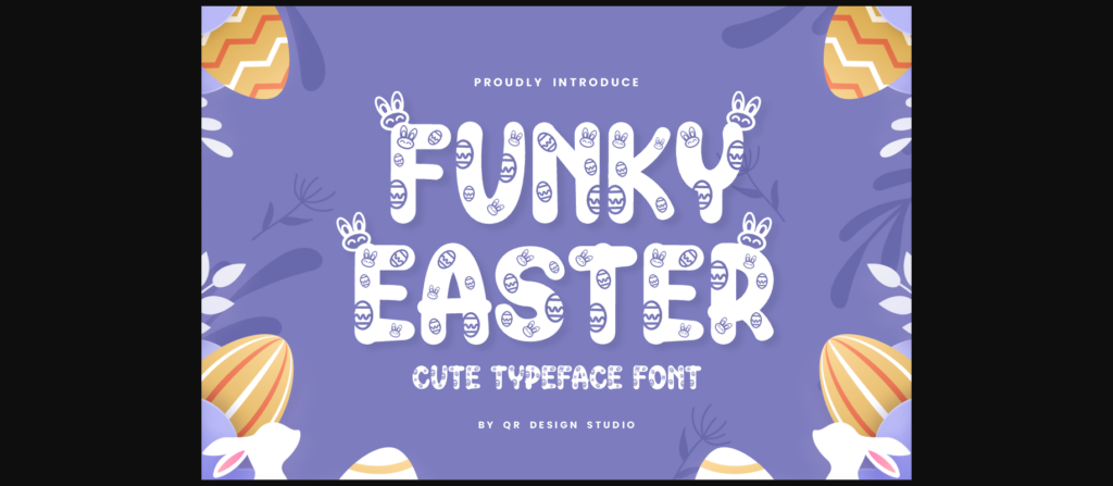 Funky Easter Font Poster 3