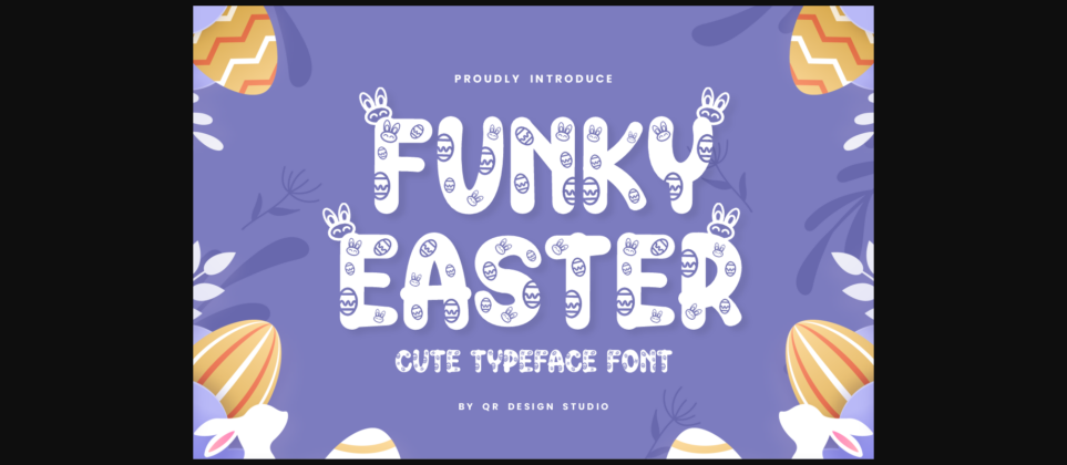 Funky Easter Font Poster 1