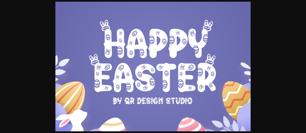 Funky Easter Font Poster 4