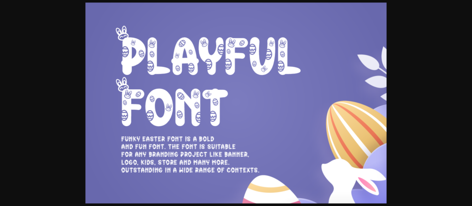 Funky Easter Font Poster 5