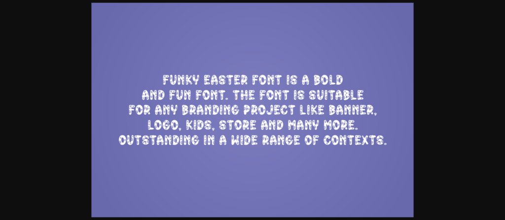 Funky Easter Font Poster 6