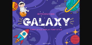 Galaxy Font Poster 1