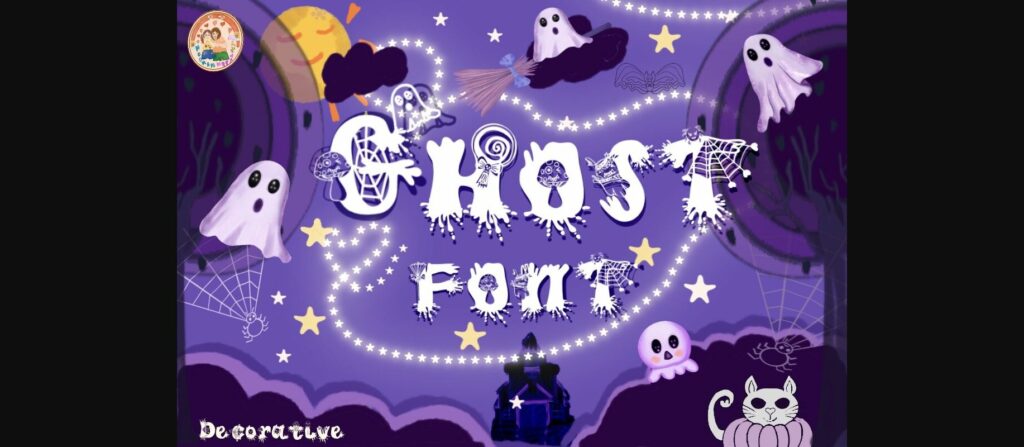 Ghost Fonts Font Poster 3