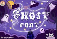 Ghost Fonts Font Poster 1