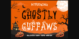 Ghostly Guffaws Font Poster 1