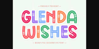 Glenda Wishes Font Poster 1