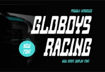 Globoys Racing Font Poster 1