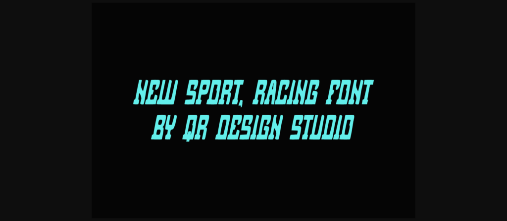 Globoys Racing Font Poster 5