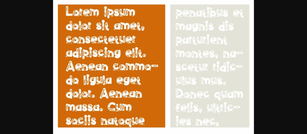 Gluey Font Poster 6