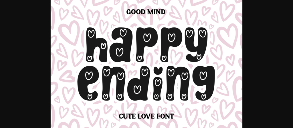 Good Mind Font Poster 7