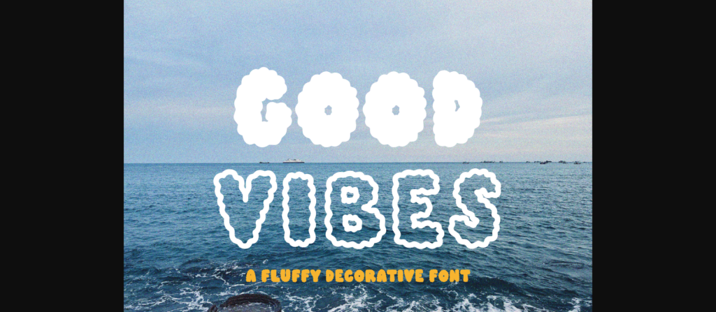 Good Vibes Font Poster 3