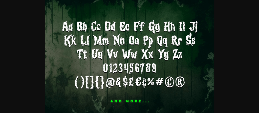 Gortem Font Poster 2