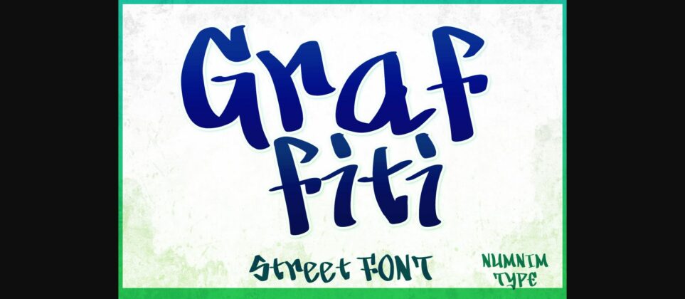 Graffiti Font Poster 3