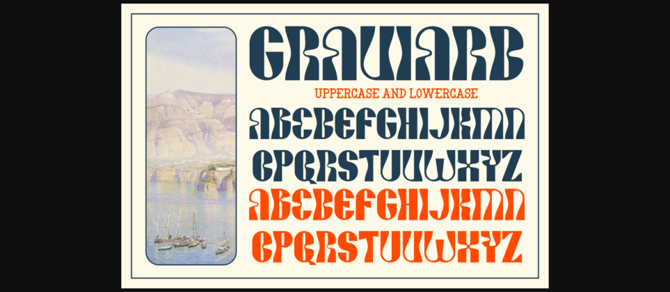 Graviard Font Poster 4