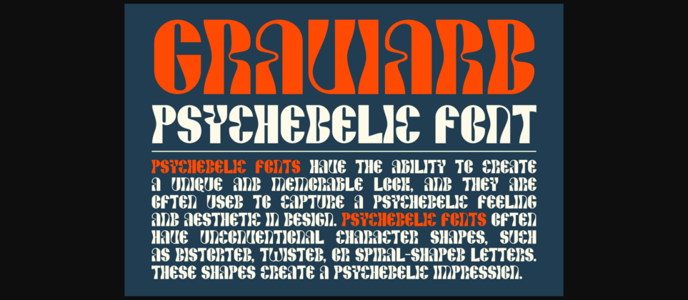 Graviard Font Poster 6