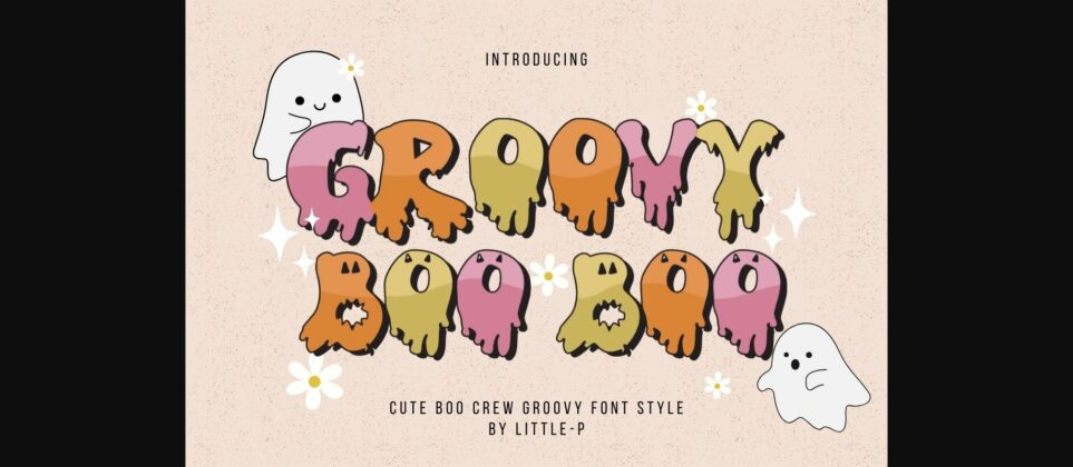 Groovy Boo Boo Font Poster 3