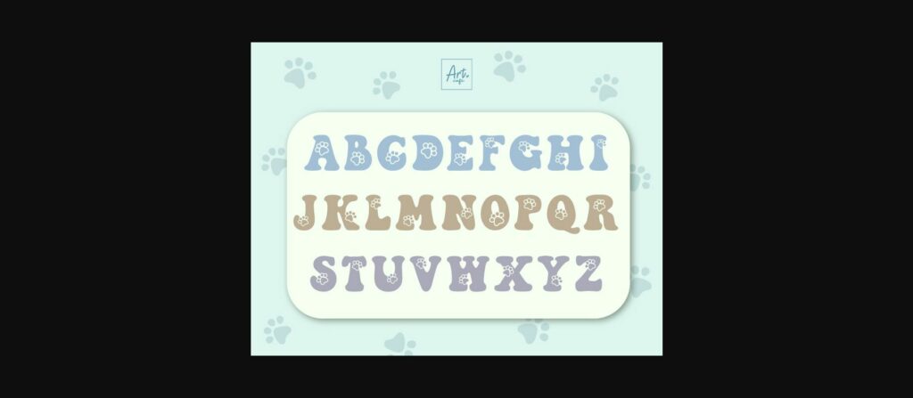 Groovy Dog Font Poster 4