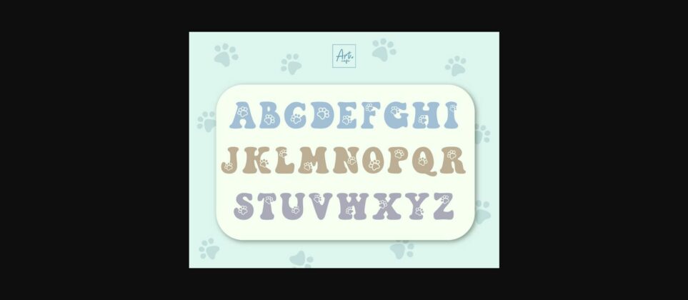 Groovy Dog Font Poster 4