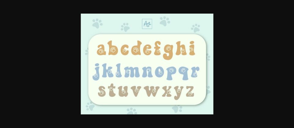 Groovy Dog Font Poster 5