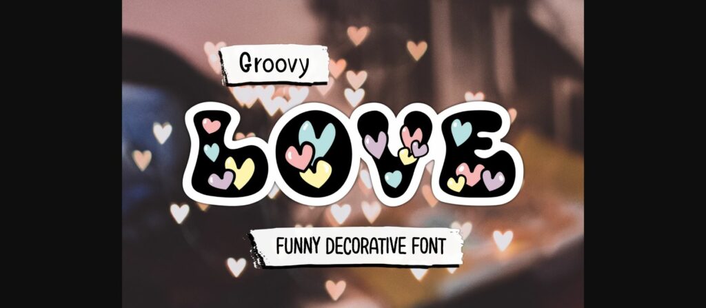 Groovy Love Font Poster 1