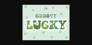 Groovy Lucky Font Poster 1