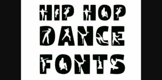 Hip Hop Dance Font Poster 1