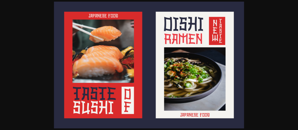 Hizashi Font Poster 8