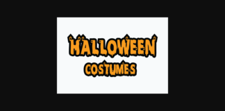 Halloween Costumes Font Poster 1