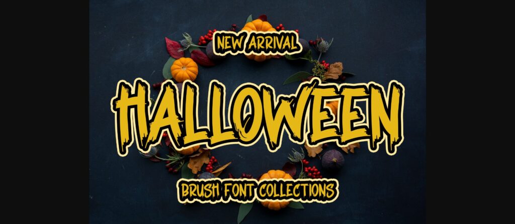 Halloween Font Poster 3