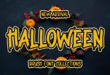 Halloween Font Poster 1