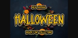 Halloween Font Poster 1