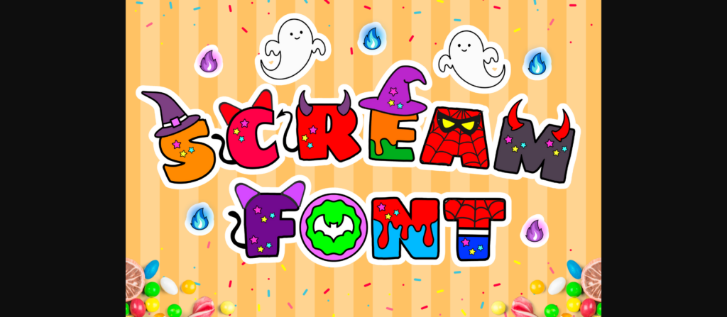 Halloween Font Poster 3