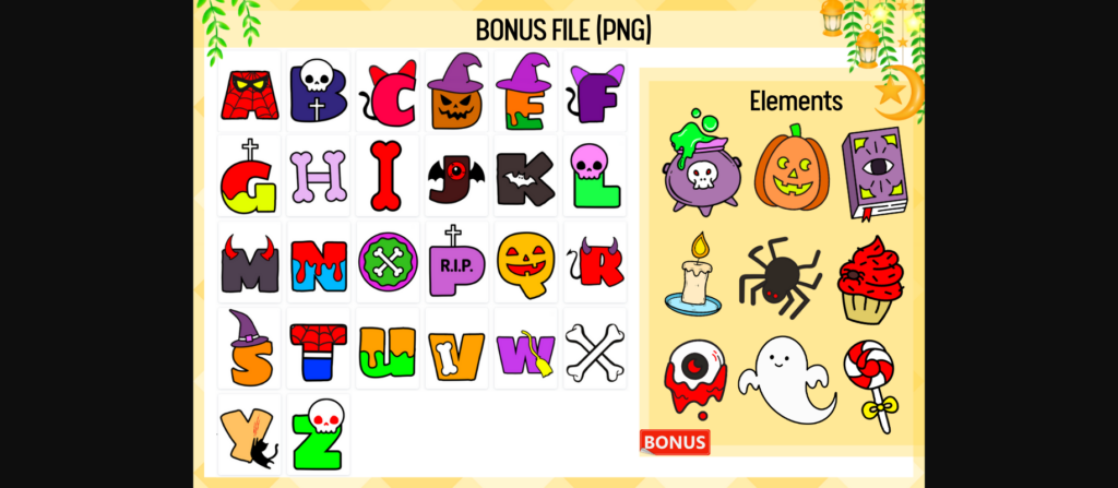 Halloween Font Poster 5