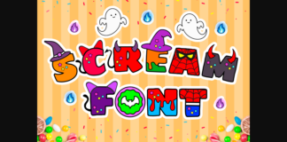 Halloween Font Poster 1