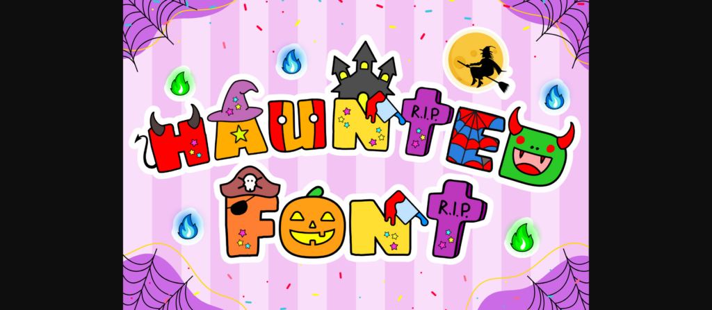 Halloween Font Poster 3