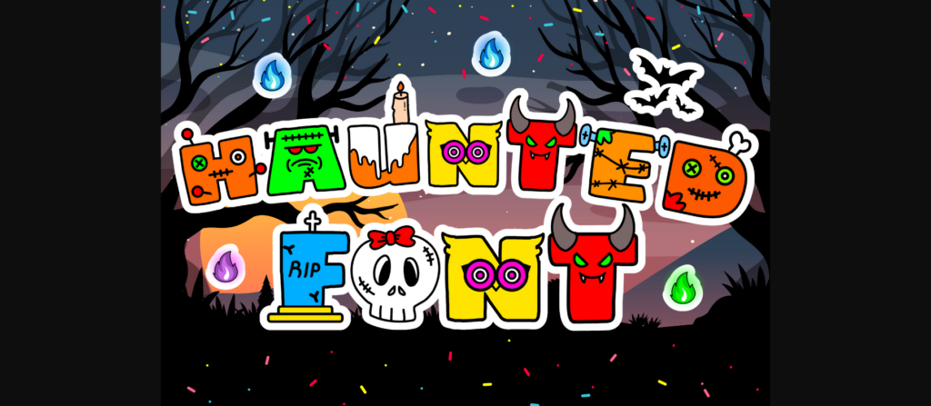 Halloween Font Poster 3