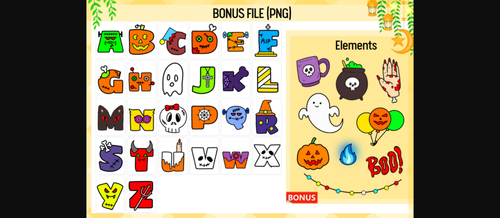 Halloween Font Poster 5