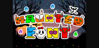 Halloween Font Poster 1