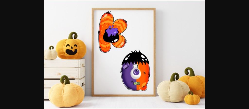 Halloween Groovy Font Poster 8