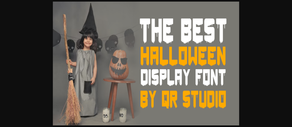 Halloween Haunted Font Poster 5