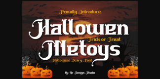 Hallowen Metoys Font Poster 1