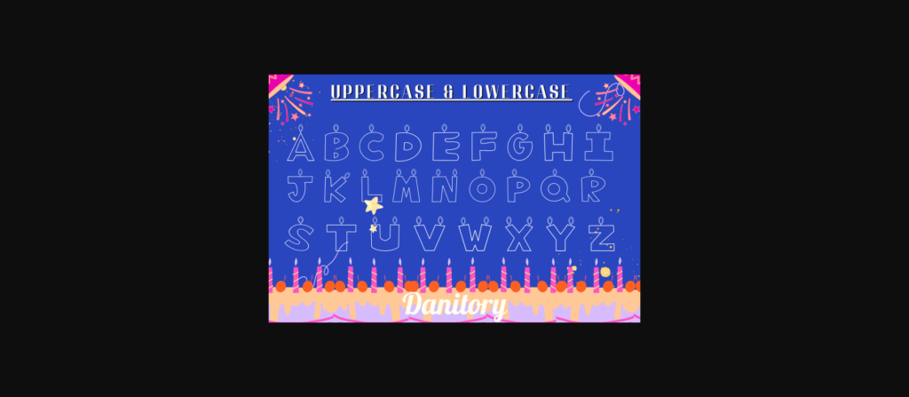 Happy Birthday Font Poster 4