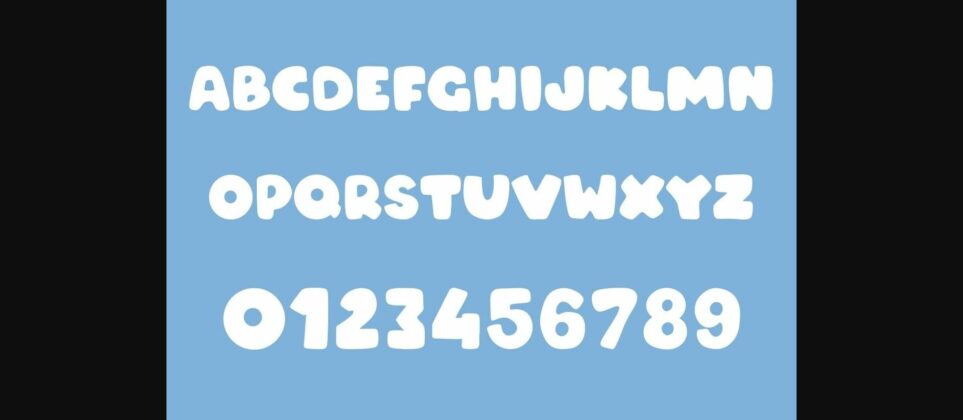 Happy Cow Font Poster 6