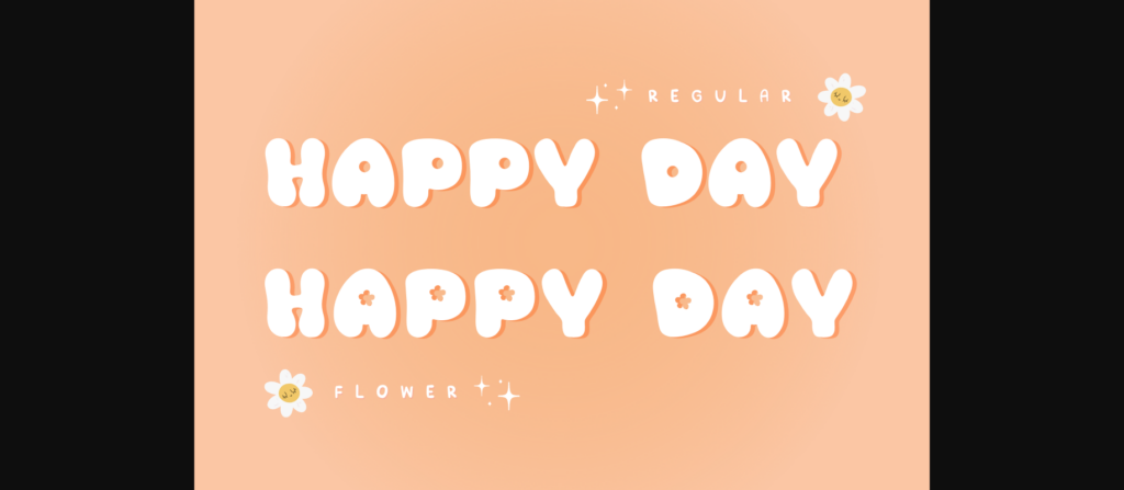 Happy Day Font Poster 2