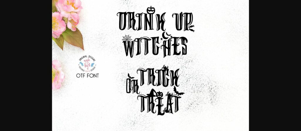 Happy Halloween Font Poster 4